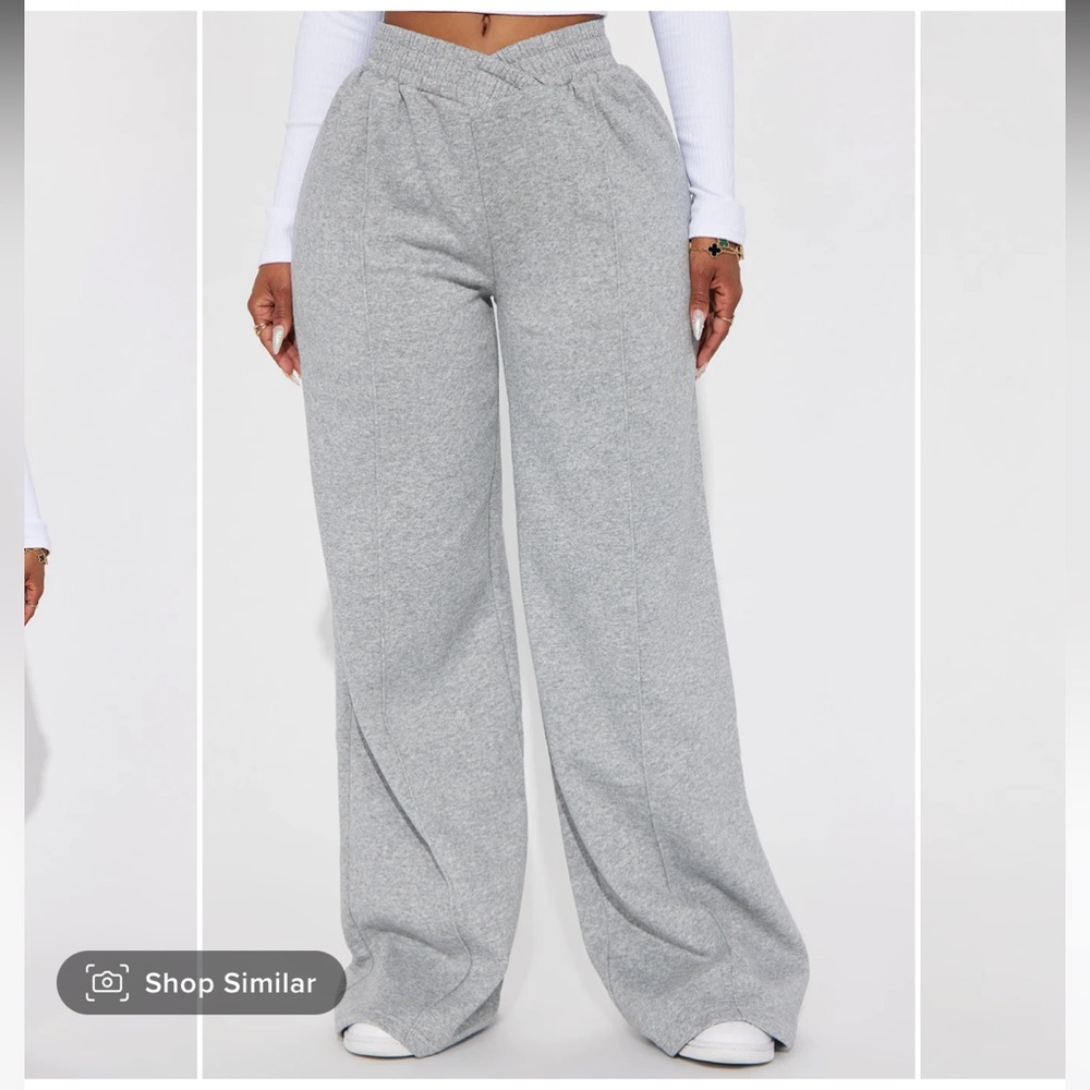 Cassandra crossover lounge pants -Fashion Nova